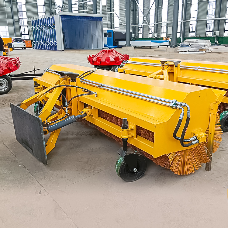 崇州全自动除雪机器扫雪头拖拉机扫雪设备厂家